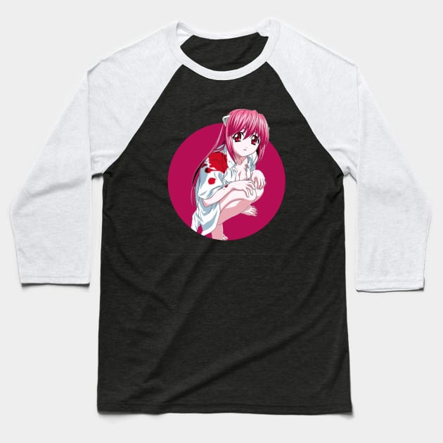 elfen aesthetic Baseball T-Shirt by Sparkledoom